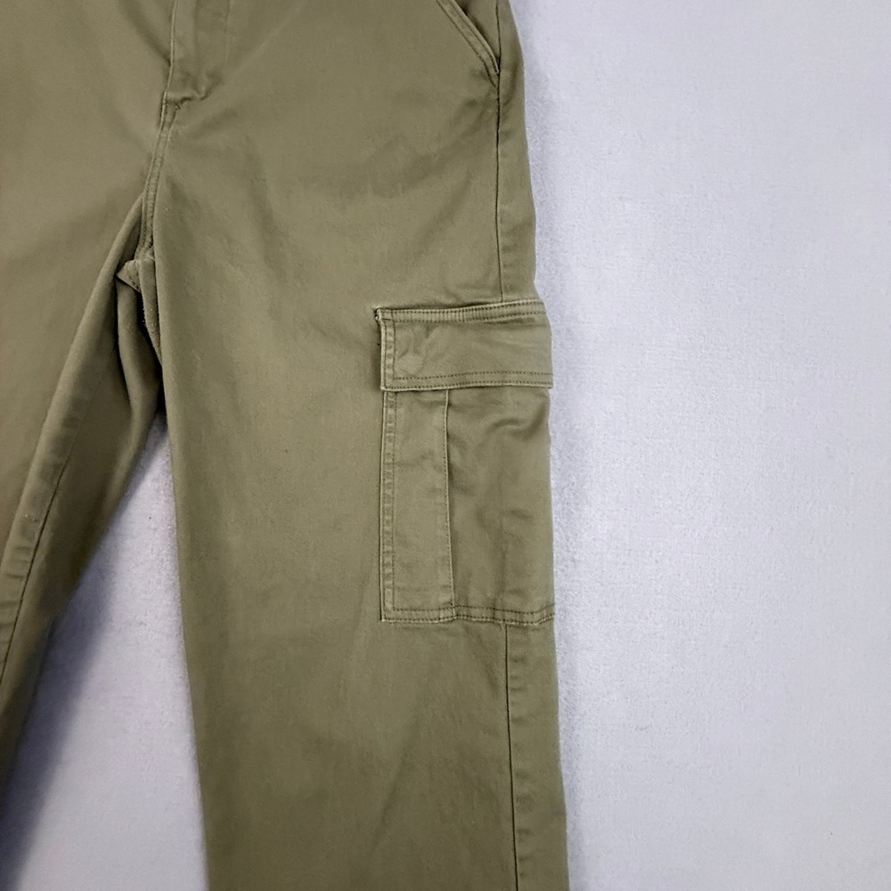 Bagatelle Collection Cargo Pants Women's Size 12 Relaxed Fit Stretch‎ Army Green - Picture 6 of 12
